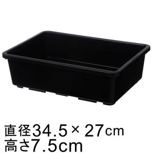 育苗コンテナ ピッキングトレー 26型 26cm×18cm 黒 9cmポット6個 苗箱