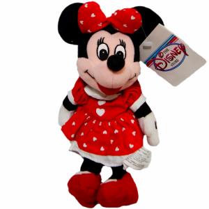 Minnie Mouse　ミニーマウス　ぬいぐるみ バレンタインミニー VAL MINNIE　BEANBAG　アメリカより直輸入｜gooty