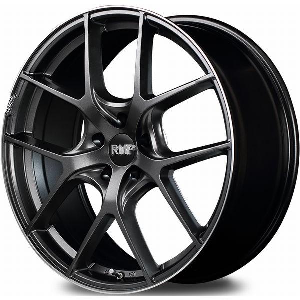 RMP 025F 17x7.0+40 5H114.3 セミグロスガンメタ/リムエッジDC/ロゴマシニ...