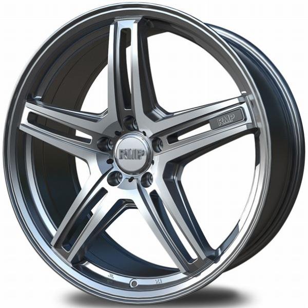 RMP 520F 18x8.0+45 5H112 ハイパーメタルコート/ポリッシュ 4本注文で送料無...