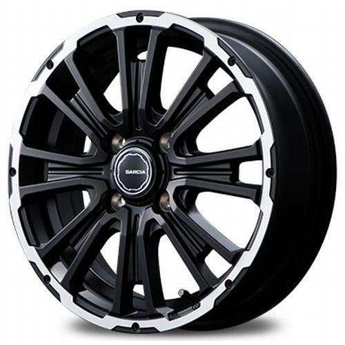 Garcia SS REVOLVER KC 12x4.0+42 4H100 セミグロスブラック/リボ...