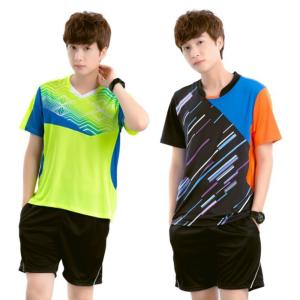 卓球 ユニフォーム シャツ ウェア ゲーム シャツ 半袖