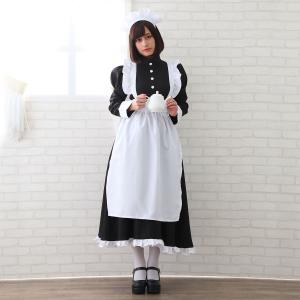 メイド服 コスプレ 長袖 ロング クラシック ...の詳細画像1