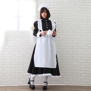 メイド服 コスプレ 長袖 ロング クラシック ...の詳細画像2