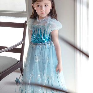 エルサ ドレス 子供 キッズ 高品質 雪の女王...の詳細画像2