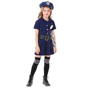 【本格7点フルセット】 ポリス コスプレ 子供...の詳細画像1