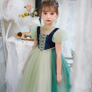 アナ 戴冠式 ドレス 子供 高品質 雪の女王 ...の詳細画像5