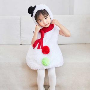 クリスマス コスプレ キッズ 雪だるま 仮装 ...の詳細画像3
