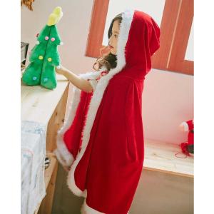 サンタクロース ローブ 女の子 サンタ 衣装 ...の詳細画像3