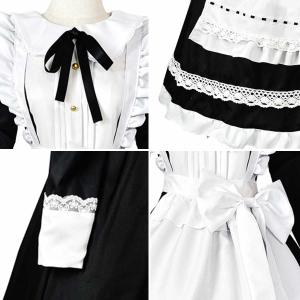 メイド服 コスプレ ロング ハロウィン メイド...の詳細画像5