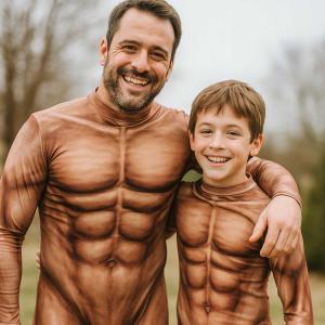筋肉 コスプレ ハロウィン おもしろ 筋肉スー...の詳細画像3