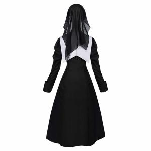 シスター コスプレ 衣装 長袖 ハロウィン 修...の詳細画像3