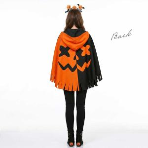 【全2色】 ハロウィン マント かぼちゃ おば...の詳細画像3