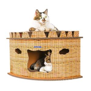 キャットハウス ベッド クッション ハウス 猫用品 ペット用品 生き物 通販 Yahoo ショッピング