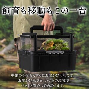 【持ち運び可能】爬虫類 ケージ 持ち運び 飼育...の詳細画像1