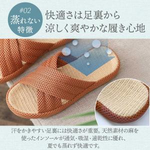 スリッパ 室内 洗える ルームスリッパ レディ...の詳細画像3