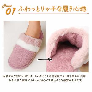 スリッパ 室内 男女兼用 暖かい 冬用スリッパ...の詳細画像4