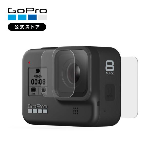 GoPro公式 ゴープロ プロテクトスクリーン HERO8 専用 ヒーロー8  強化ガラス 液晶保護...