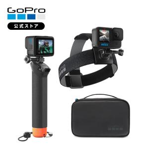 GoPro公式 ゴープロ アドベンチャーキット ハンドラー フローティングハンドグリップ ヘッドストラップ2.0 カメラクリップマウント AKTES-003 [ 国内正規品]