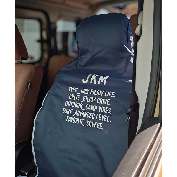 JKM シートカバー 防水 前席用 フロント 車 カー用品 アウトドア
