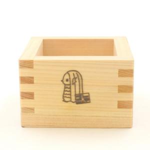 升 枡 ます マス 8勺 アマビエ アマビエ様 木曽ヒノキ 疫病退散 くなどの神 塞ノ神神社