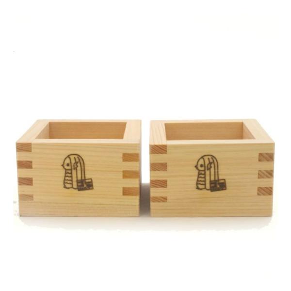 升 枡 ます マス 8勺 2個 アマビエ アマビエ様 木曽ヒノキ 疫病退散 くなどの神 塞ノ神神社