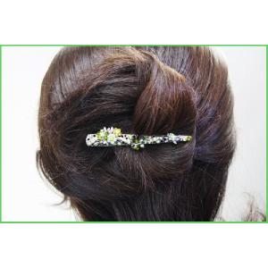 バナナクリップ ヘアクリップ 蝶&花 ヘアアク...の詳細画像5