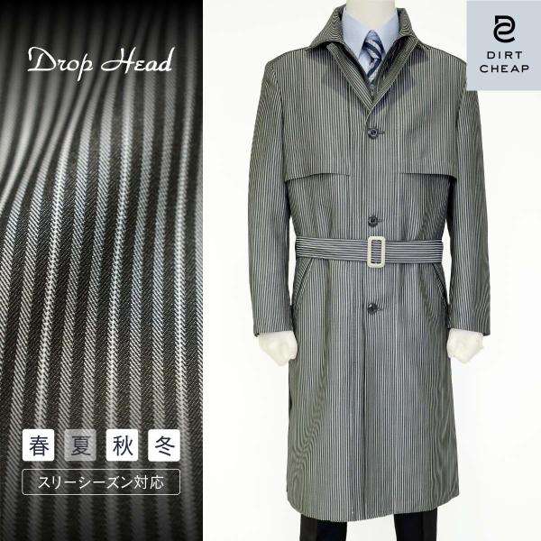 メンズ ロングコート 派手なコート ゆったり 秋冬春 グレー メンズコート 衣装 ちょいワル Ｍ Ｌ