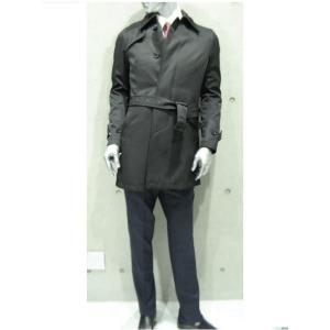 メンズコート ショートコート 秋冬春 ブラック ビジネスコート 通勤コート