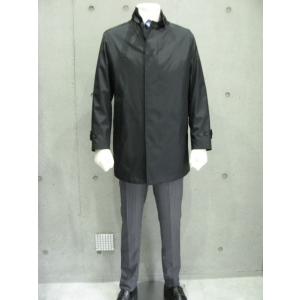 メンズコート ショート丈 秋冬春 ブラック 通勤 ビジネスコート サイズS M