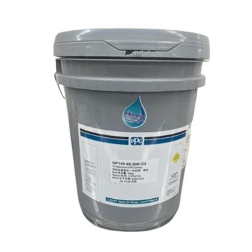 送料無料/水性１液防錆プライマーコーティング QP-140 ブラック 半艶 20Kg（注ぎ口付蓋付き...