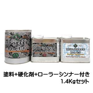MAT.SELECT PRO（4：1タイプ）ローラー用シンナー付 5.6Kgセット 各色