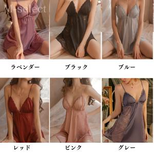 ベビードール セクシーランジェリー レース 上...の詳細画像1