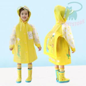 レインコート 雨具 キッズ 子供 小学生 恐竜...の詳細画像3