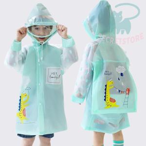 レインコート 雨具 キッズ 子供 小学生 恐竜...の詳細画像4