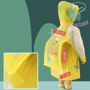 レインコート 雨具 キッズ 子供 小学生 恐竜...の詳細画像5