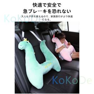シートベルトクッション 車 枕 ぬいぐるみ 子...の詳細画像5
