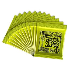 Ernie Ball 12 Sets 2221 Regular Slinky Strings wit...