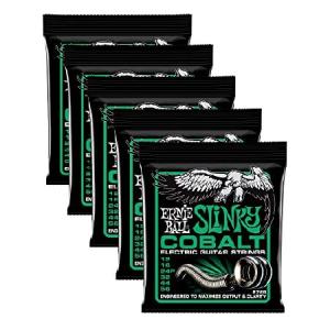 5 PACK Ernie Ball Cobalt P02726 Not Even Slinky El...