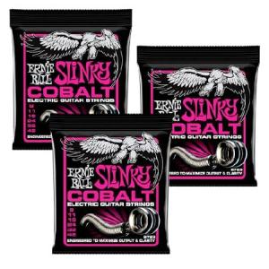 3 PACK Ernie Ball Cobalt P02723 Super Slinky Elect...