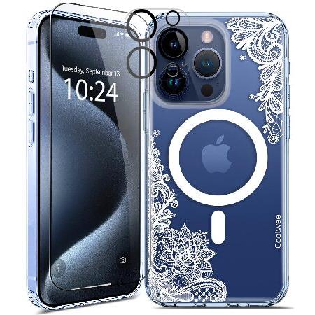 Coolwee Clear Magnetic for Apple iPhone 15 Pro Cas...