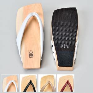 メンズ ひのき 下駄 和装品 和装小物 男性用 紳士 [茶人ひのき下駄