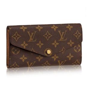 ルイヴィトン 長財布 LOUIS VUITTON M60531 モノグラム ポルトフォイユ サラ ビトン レディース メンズ ブラウン系｜gosh