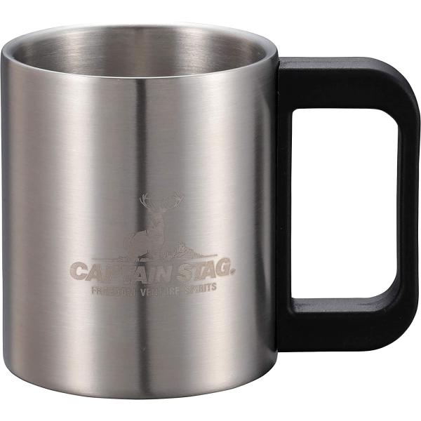 CAPTAIN STAG UH2009 NEWマレー ダブルステンマグカップ 350ml