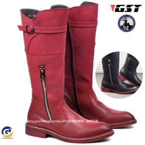 乗馬用品 乗馬ブーツ 合成皮革 ブーツ 長靴 ロングブーツブラック