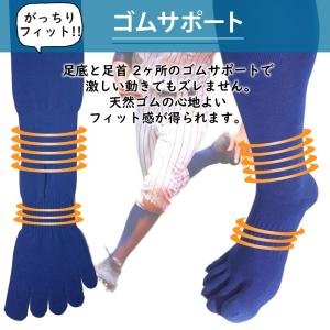 五本指 ソックス 5本指 靴下 メンズ ロング...の詳細画像5