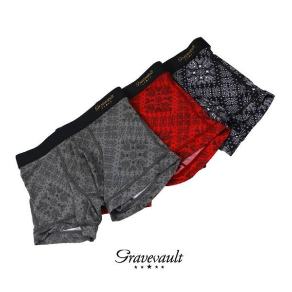 【返品不可】gravevault グレイブボールト グレイブボールド Bandana Short B...