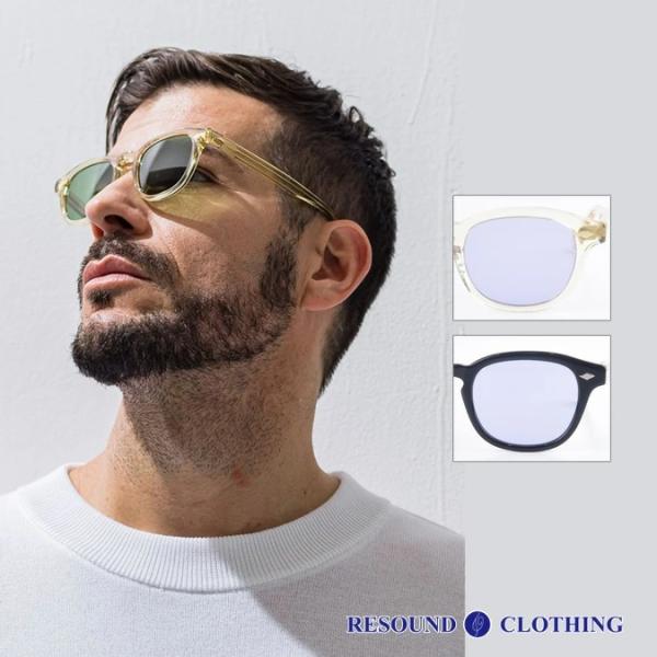 RESOUND CLOTHING リサウンド クロージング blues メンズ 伊達メガネ カラーレ...