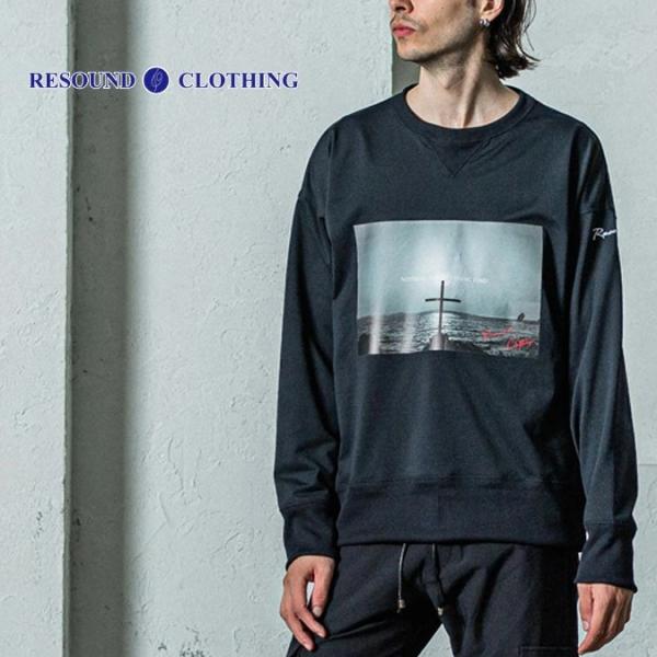 RESOUND CLOTHING リサウンド クロージング EX SWEAT PHOTO DROP ...