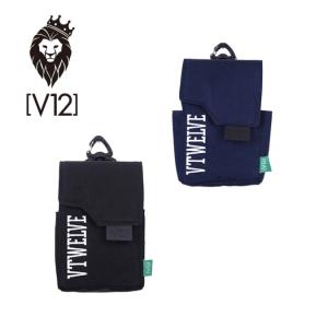 【26SS】V12 ヴィトゥエルブ VT RANGE CASE / ブランドロゴ刺繍 距離計ケース ゴルフ スポーツ 雑貨 シンプル ギフト コンペ 景品 ラウンド V122610-BG09